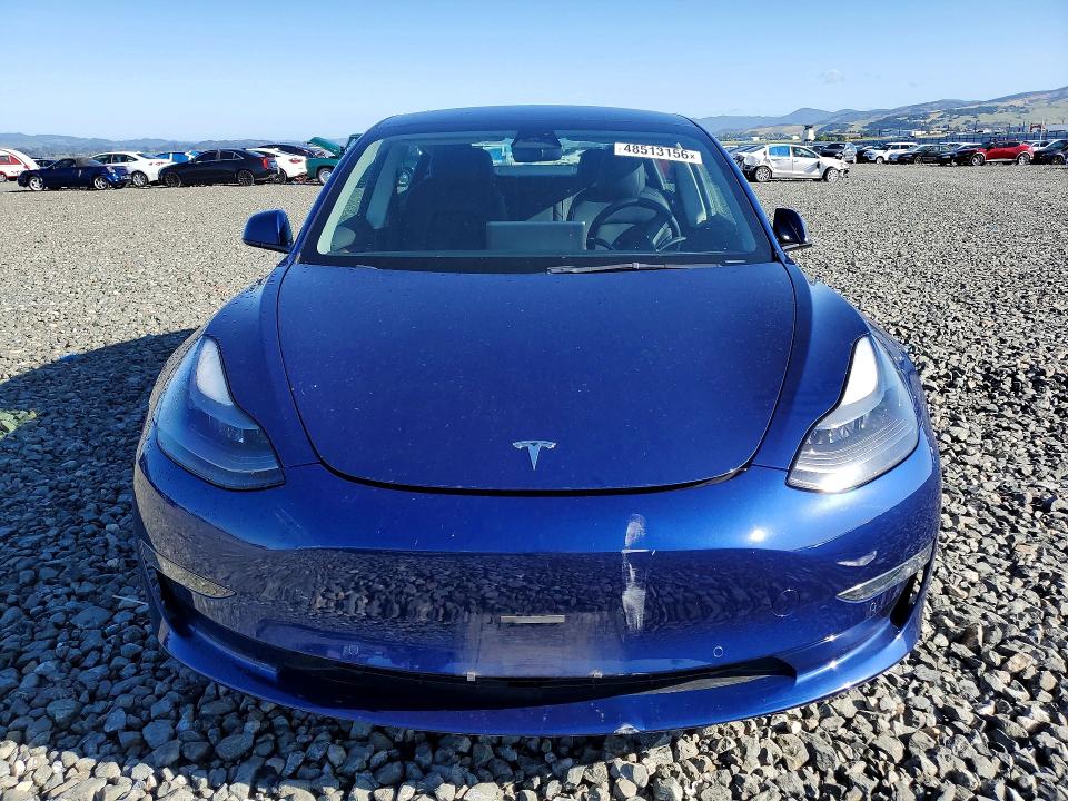 2022 Tesla VIN 5YJ3E1EB5NF297919 COPART salvage auction — SIDE, Ca - Salvage Certificate, sold $10,100 on 2026-07-09 (photo 5)