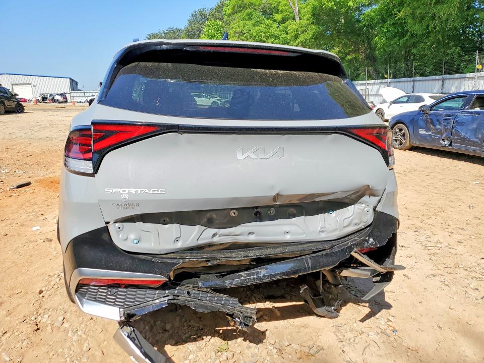 2024 Kia Sportage VIN 5XYK53DF6RG205436 COPART salvage auction — REAR END, Ga - Cert Of Title-Salvage, sold $9,300 on 2026-07-02 (photo 6)