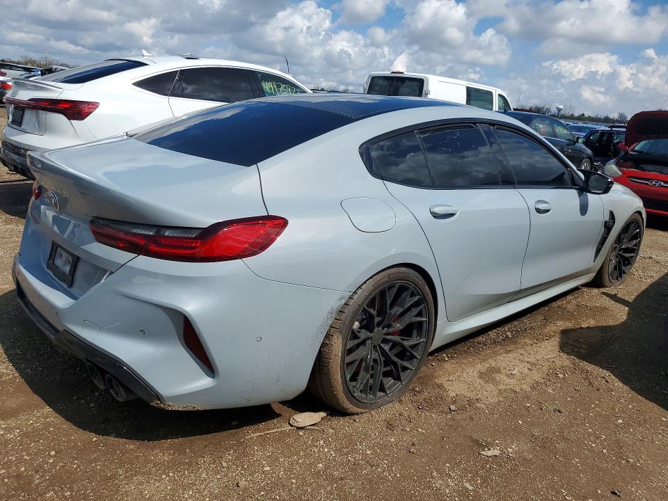 2023 BMW M8 VIN WBSGV0C06PCL15706 COPART salvage auction — SIDE, Il - Salvage Certificate, sold $33,500 on 2026-07-02 (photo 3)