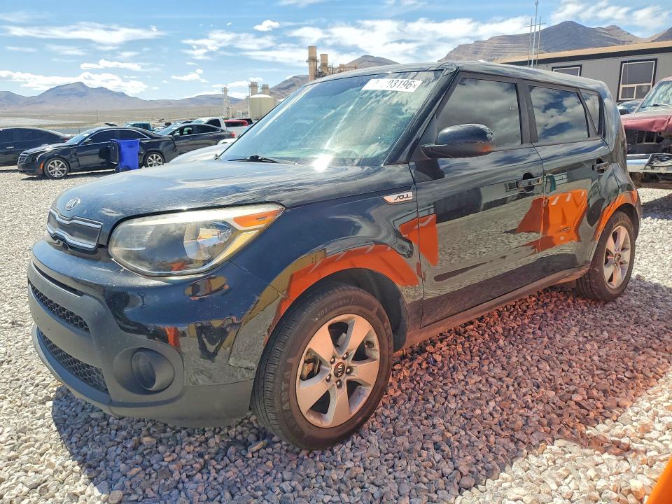 2019 Kia Soul VIN KNDJN2A27K7661231 COPART salvage auction — VANDALISM, Nv - Salvage Title, sold $1,300 on 2026-07-13 (photo 1)