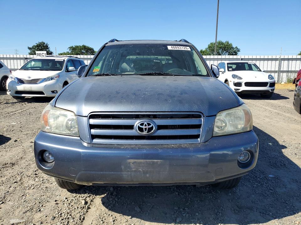 2006 Toyota Highlander VIN JTEEP21A660138490 COPART salvage auction — REAR END, CA - SALVAGE CERTIFICATE, sold $700 on 2026-07-14 (photo 5)