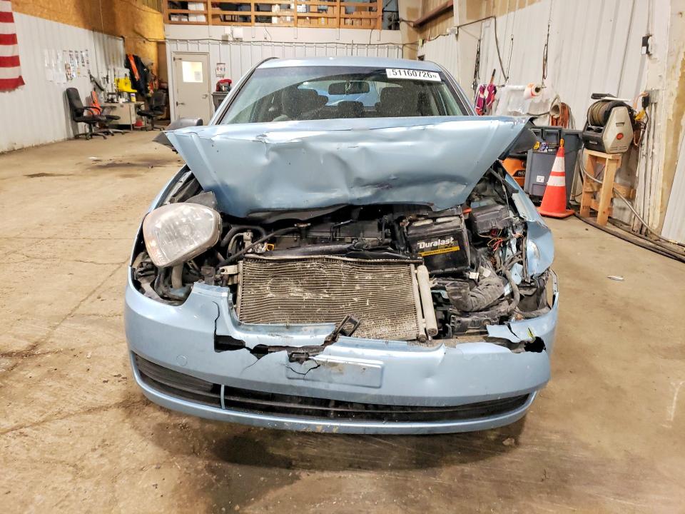 2009 Hyundai Accent VIN KMHCM36C59U130314 COPART salvage auction — FRONT END, Ak - Cert Of Veh Title-Reconstructe, sold $20 on 2026-07-21 (photo 5)