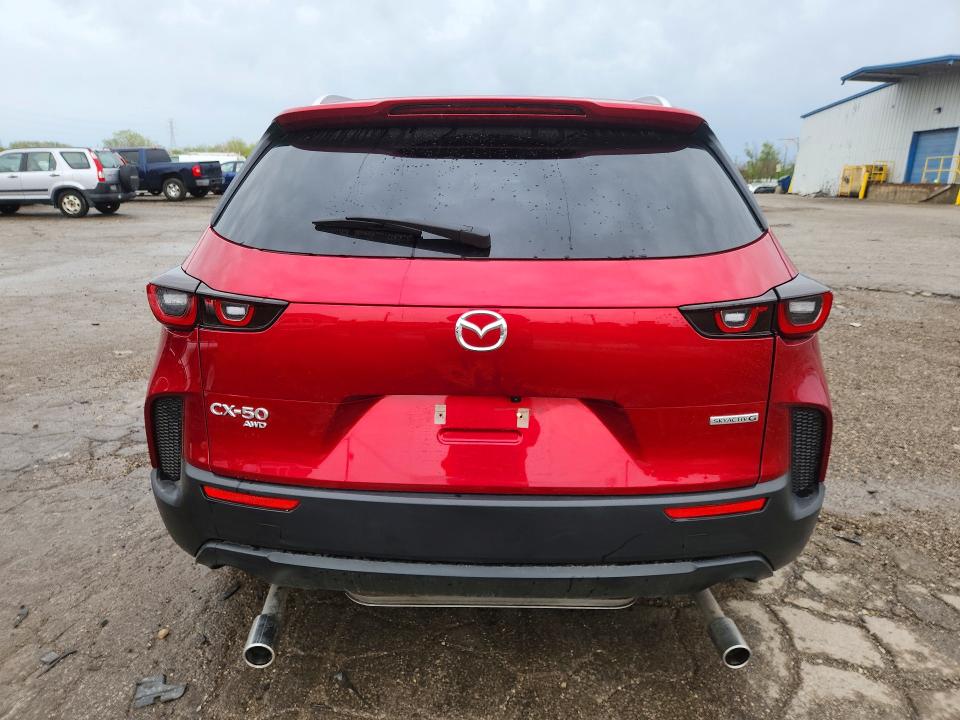 2025 Mazda Cx-50 VIN 7MMVABBM8SN393668 COPART salvage auction — FRONT END, Il - Salvage Certificate, sold $10,500 on 2026-07-03 (photo 6)