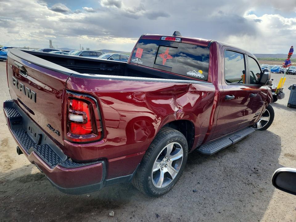 2025 Ram 1500 VIN 1C6SRFGP8SN595133 COPART salvage auction — FRONT END, Nm - Cert Of Title-Salvage, sold $6,700 on 2026-08-24 (photo 3)