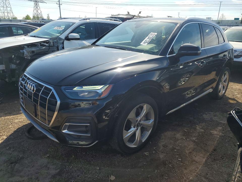 2021 Audi Q5 VIN WA1BAAFY8M2013253 — COPART salvage auction photo
