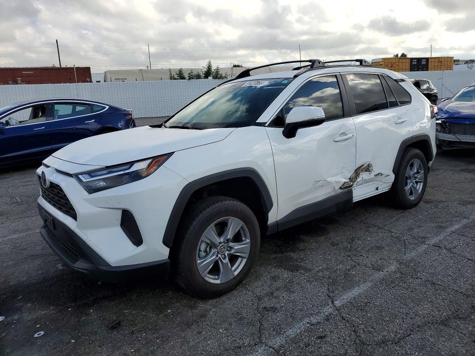 2025 Toyota Rav 4 VIN JTMRWRFV9SD337890 COPART salvage auction — REAR END, Ca - Salvage Certificate, sold $11,800 on 2026-07-31 (photo 1)