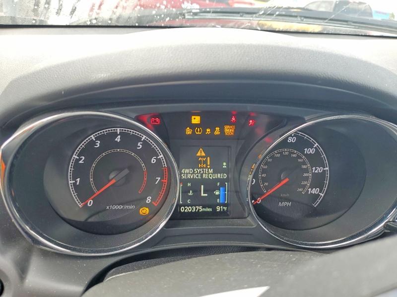 2025 Mitsubishi Outlander VIN JA4ARUAU8SU004192 COPART salvage auction — FRONT END, Fl - Certificate Of Destruction, sold $6,300 on 2026-07-09 (photo 9)