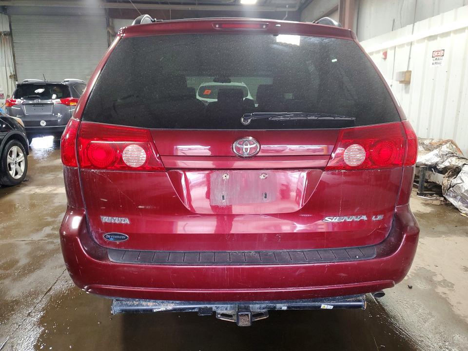 2007 Toyota Sienna VIN 5TDZK23C07S021103 COPART salvage auction — FRONT END, Ia - Cert Of Title-Salvage Title, sold $425 on 2026-07-23 (photo 6)