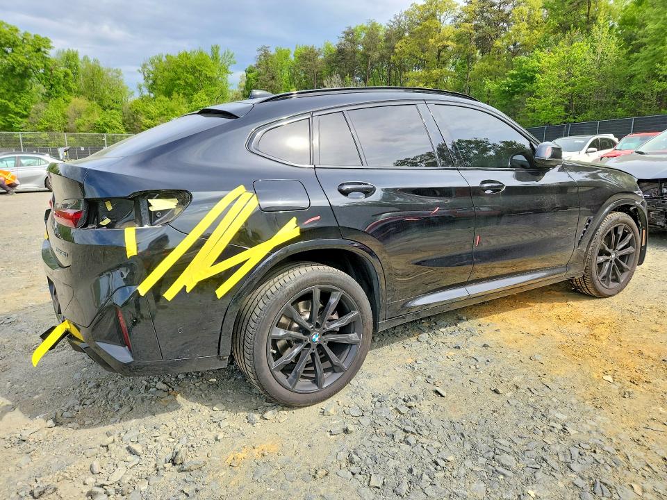 2024 BMW X4 VIN 5UX33DT04R9V11242 COPART salvage auction — ALL OVER, Md - Cert Of Salvage > 75% Damage, sold $18,400 on 2026-07-10 (photo 3)