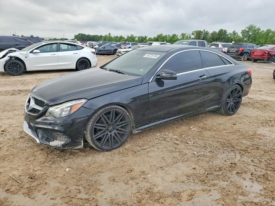 2017 Mercedes-benz E-klasse VIN WDDKJ6FB1HF355114 COPART salvage auction — FRONT END, Tx - Salvage Vehicle Title, sold $2,450 on 2026-07-07 (photo 1)