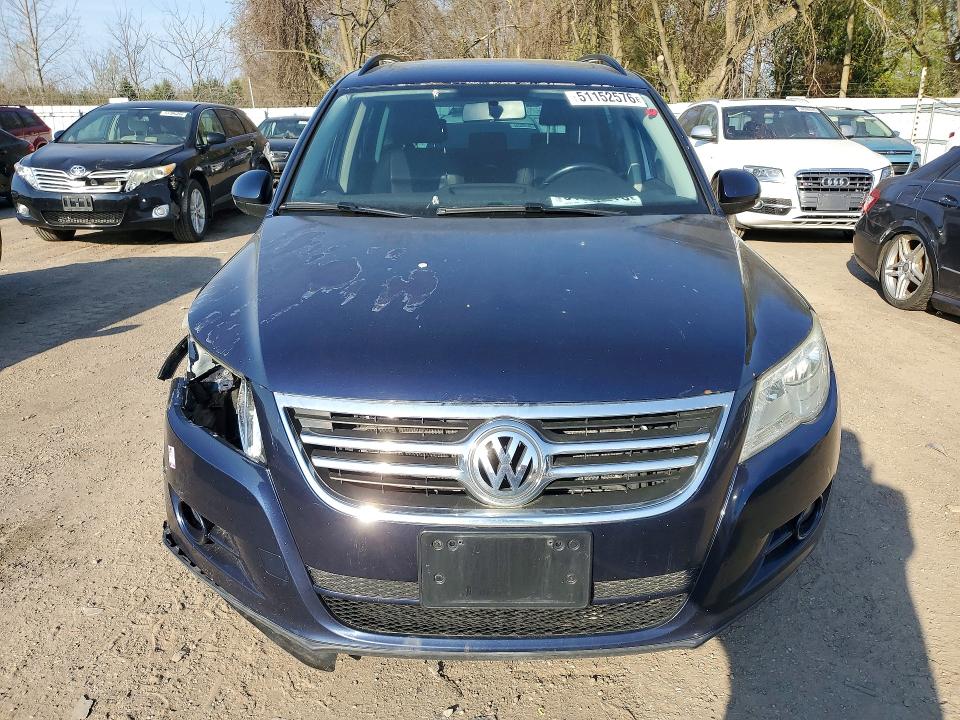 2011 Volkswagen Tiguan VIN WVGBV7AX9BW504346 COPART salvage auction — FRONT END, ON - PERMIT SALVAGE, sold $350 on 2026-08-18 (photo 5)