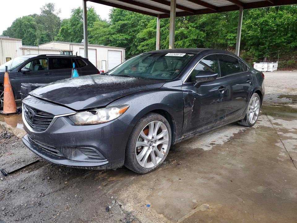 2016 Mazda 6 VIN JM1GJ1V59G1475009 COPART salvage auction — MECHANICAL, Ga - Certificate Of Title, sold $850 on 2026-07-21 (photo 1)