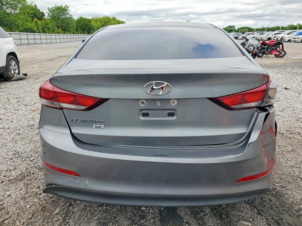 2018 Hyundai Elantra VIN KMHD74LFXJU594879 COPART salvage auction — HAIL, Ar - Cert Of Title-Salvage, sold $1,400 on 2026-07-27 (photo 6)
