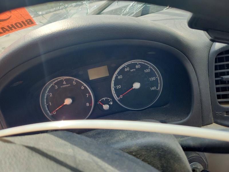 2010 Hyundai Accent VIN KMHCN4ACXAU407179 COPART salvage auction — FRONT END, SC - CERT OF TITLE-SALVAGE, sold $350 on 2026-07-02 (photo 9)
