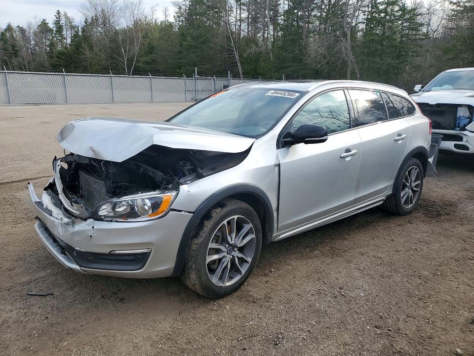 2015 Volvo V60 VIN YV4612HLXF1001156 COPART salvage auction — FRONT END, On - Permit No Brand - Unfit, sold $650 on 2026-07-14 (photo 1)