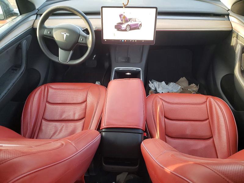 2023 Tesla Model y VIN 7SAYGAEE5PF606224 COPART salvage auction — REAR END, Va - Cert Of Title - Salvage, sold $12,800 on 2026-07-10 (photo 8)