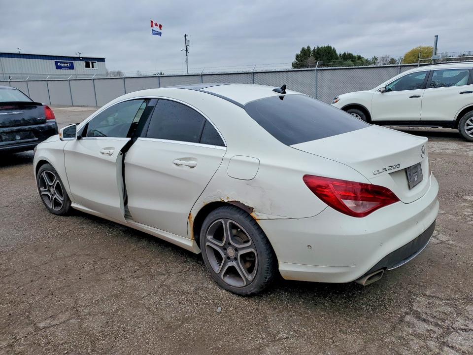 2015 Mercedes-benz Cla-class VIN WDDSJ4GBXFN281732 COPART salvage auction — VANDALISM, On - Permit Salvage, sold $550 on 2026-07-28 (photo 2)