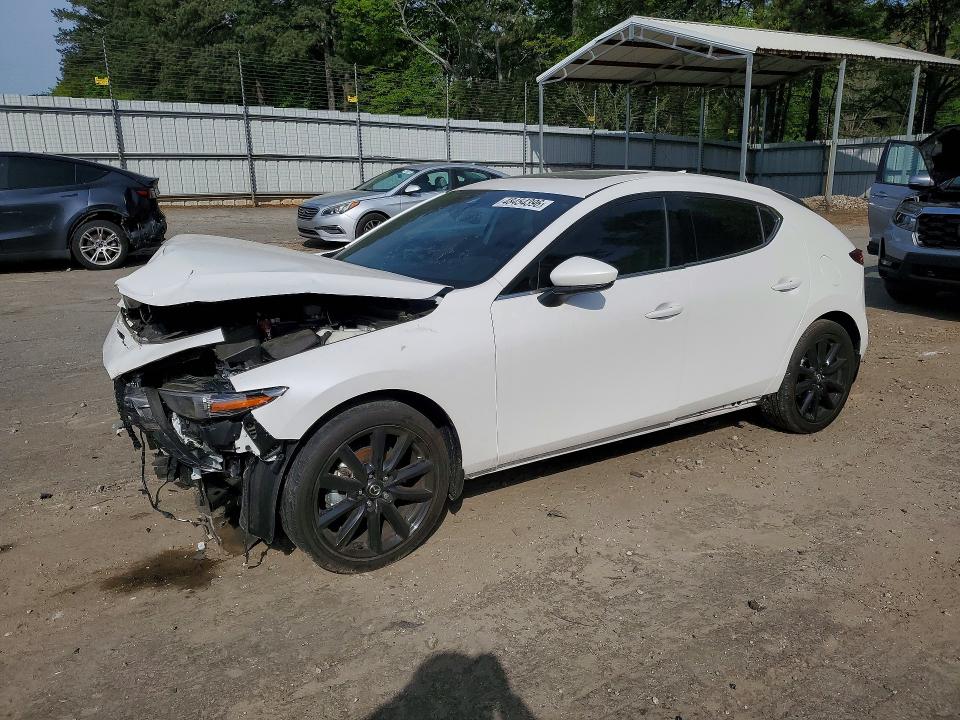 2021 Mazda 3 VIN JM1BPAML1M1348937 COPART salvage auction — FRONT END, Ga - Cert Of Title-Salvage, sold $1,800 on 2026-07-24 (photo 1)