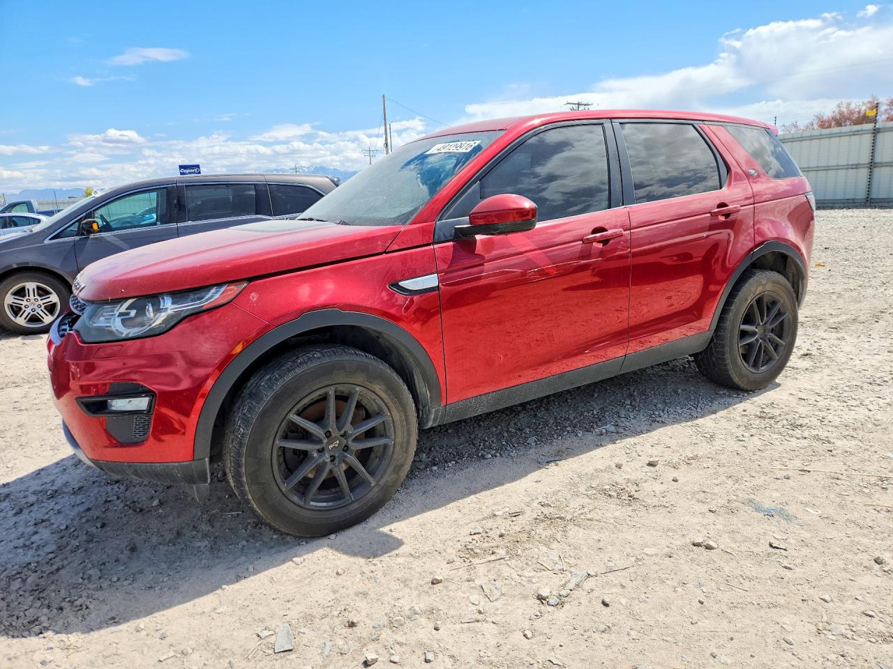 2016 Land Rover Discovery Sport VIN SALCR2BGXGH592410 COPART salvage auction — Front End, UT - CERTIFICATE OF TITLE, sold $3,300 on 2026-07-02 (photo 1)