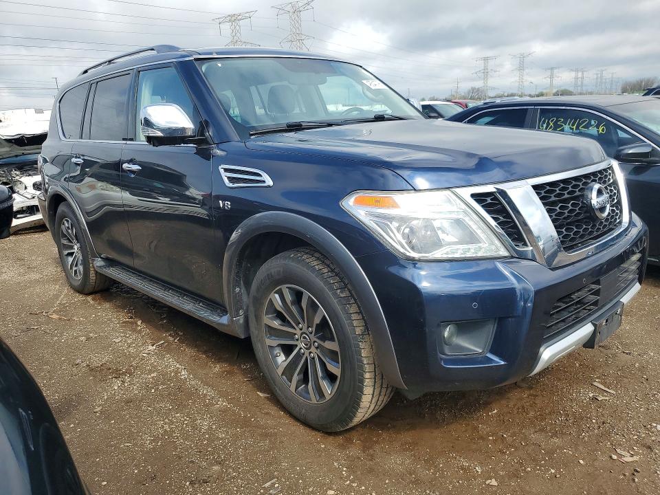 2018 Nissan Armada VIN JN8AY2NC3J9550953 COPART salvage auction — MECHANICAL, Il - Cert Of Title-Corrected, sold $10,500 on 2026-07-23 (photo 4)