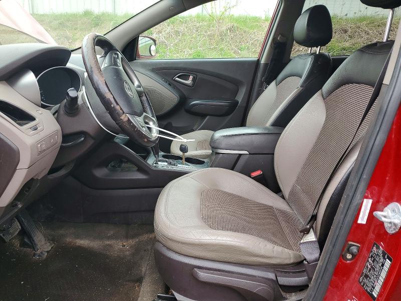 2012 Hyundai Tucson VIN KM8JU3ACXCU443154 COPART salvage auction — FRONT END, Mi - Cert Of Title-Salvage Vehicle, sold $200 on 2026-07-22 (photo 7)