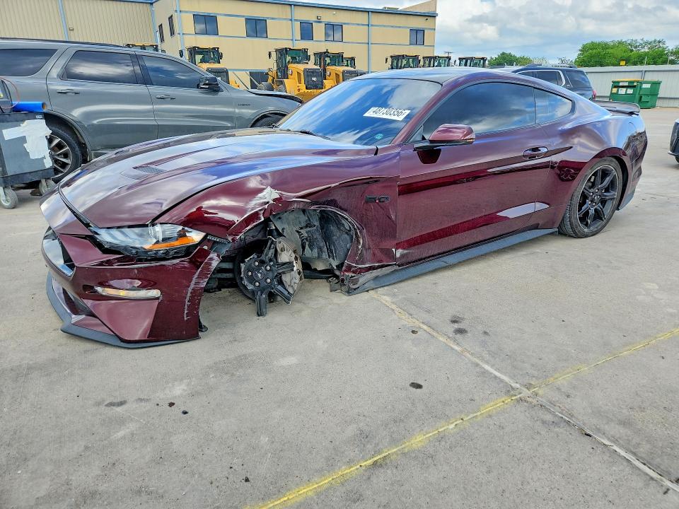 2018 Ford Mustang VIN 1FA6P8CF9J5183610 COPART salvage auction — FRONT END, Salvage Title, sold $10,200 on 2026-07-09 (photo 1)