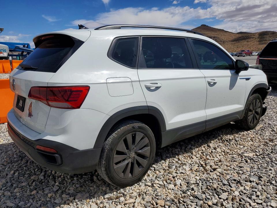 2022 Volkswagen Taos VIN 3VVCX7B29NM066696 COPART salvage auction — FRONT END, Nv - Salvage Title, sold $1,600 on 2026-07-09 (photo 3)