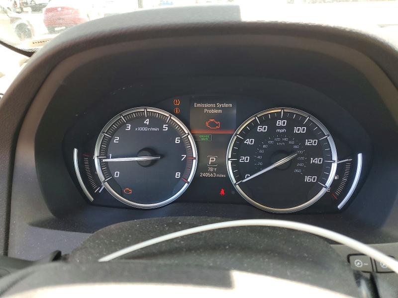 2015 Acura Mdx VIN 5FRYD4H4XFB014440 COPART salvage auction — MINOR DENT/SCRATCHES, Oh - Certificate Of Title, sold $1,700 on 2026-07-02 (photo 9)