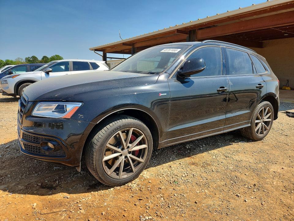 2017 Audi Sq5 VIN WA1CCAFP4HA009413 COPART salvage auction — REAR END, Tx - Salvage Vehicle Title, sold $6,200 on 2026-07-08 (photo 2)