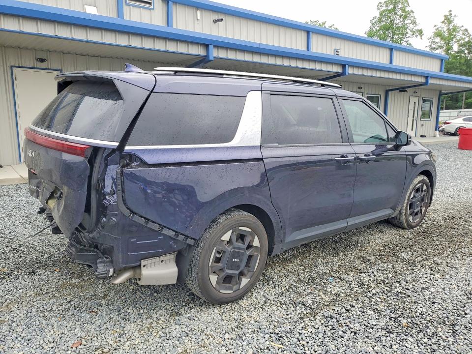 2025 Kia Carnival VIN KNDNC5K39S6527469 COPART salvage auction — REAR END, Nc - Salvage Certificate Of Title, sold $16,200 on 2026-07-02 (photo 3)