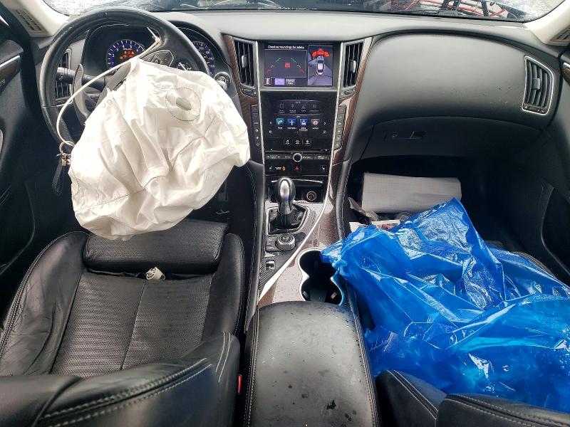 2015 Infiniti Q50 VIN JN1BV7AR8FM394447 COPART salvage auction — FRONT END, Nc - Salvage Certificate Of Title, sold $250 on 2026-07-28 (photo 8)