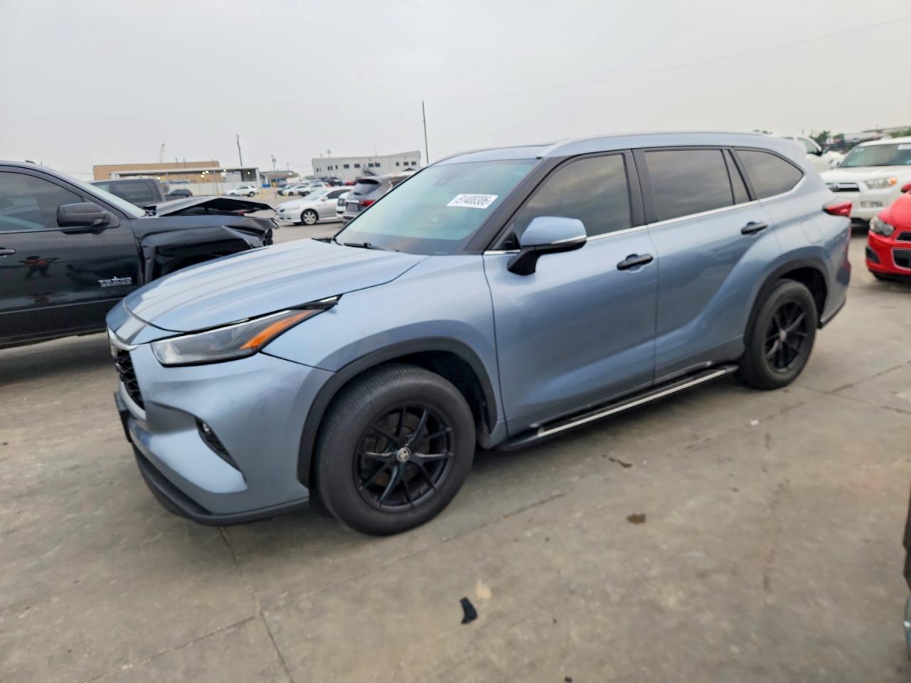 2023 Toyota Highlander VIN 5TDKDRAH1PS018083 COPART salvage auction — Front End, FL - CERTIFICATE OF TITLE, sold $16,900 on 2026-07-09 (photo 1)