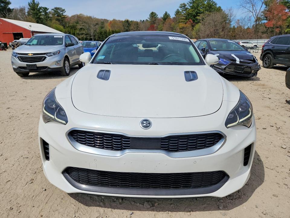2019 Kia Stinger VIN KNAE25LA9K6042200 COPART salvage auction — SIDE, Ma - Cert Of Title-Salvage, sold $5,600 on 2026-07-02 (photo 5)