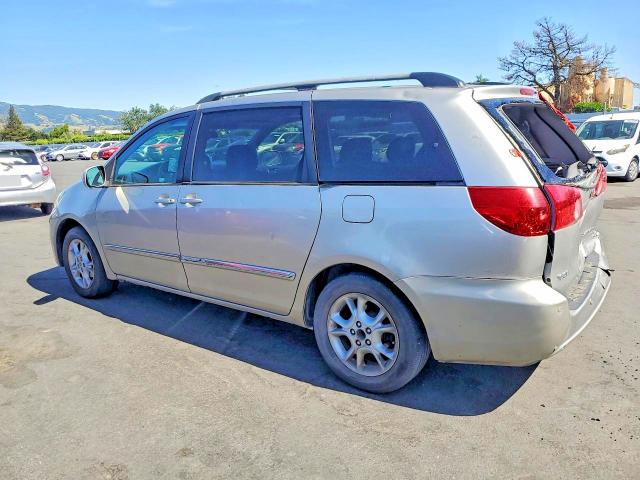 2006 Toyota Sienna VIN 5TDZA22CX6S547662 COPART salvage auction — REAR END, CA - SALVAGE CERTIFICATE, sold $1,300 on 2026-07-09 (photo 2)
