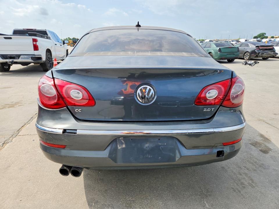 2012 Volkswagen Passat cc VIN WVWHN7AN7CE537723 COPART salvage auction — SIDE, Salvage Title, sold $675 on 2026-07-20 (photo 6)