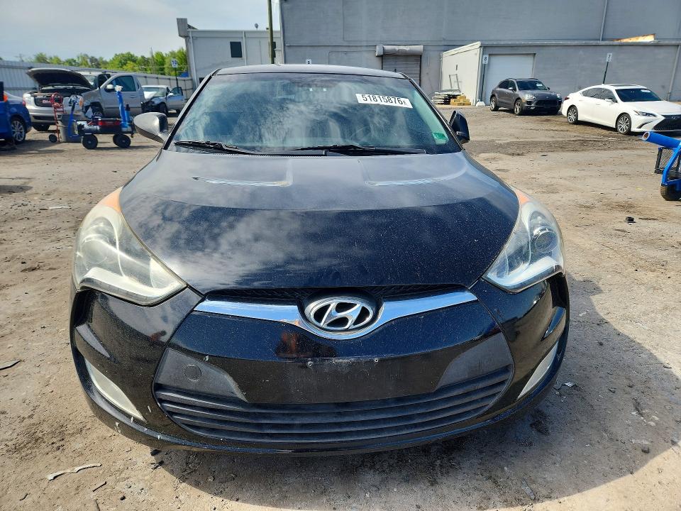 2015 Hyundai Veloster VIN KMHTC6AD2FU218706 COPART salvage auction — REAR END, Va - Cert Of Title - Salvage, sold $1,250 on 2026-07-15 (photo 5)