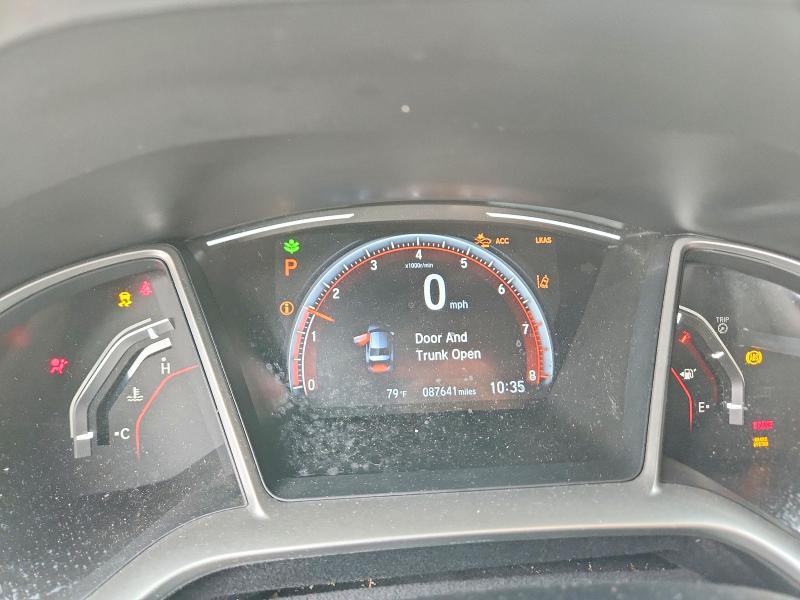 2019 Honda Civic VIN 2HGFC2F83KH530683 COPART salvage auction — REAR END, Tx - Salvage Vehicle Title, sold $2,850 on 2026-07-02 (photo 9)