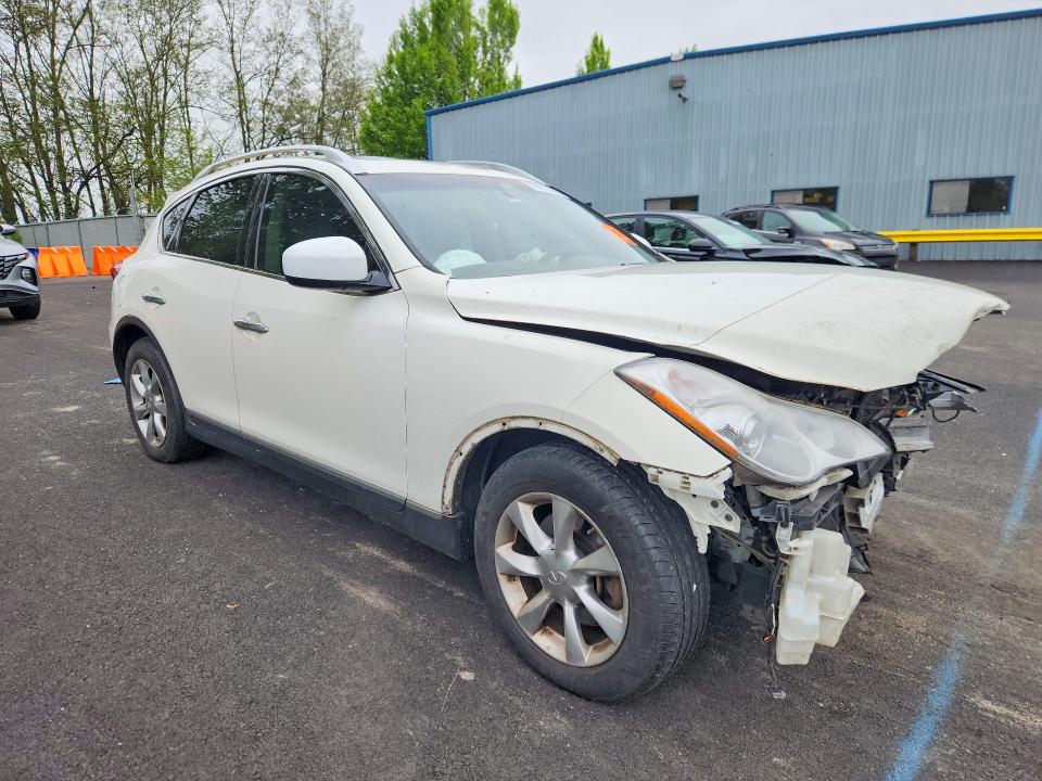 2008 Infiniti Ex VIN JNKAJ09F28M357174 COPART salvage auction — FRONT END, Or - Lien Papers Salvage, sold $100 on 2026-07-06 (photo 4)