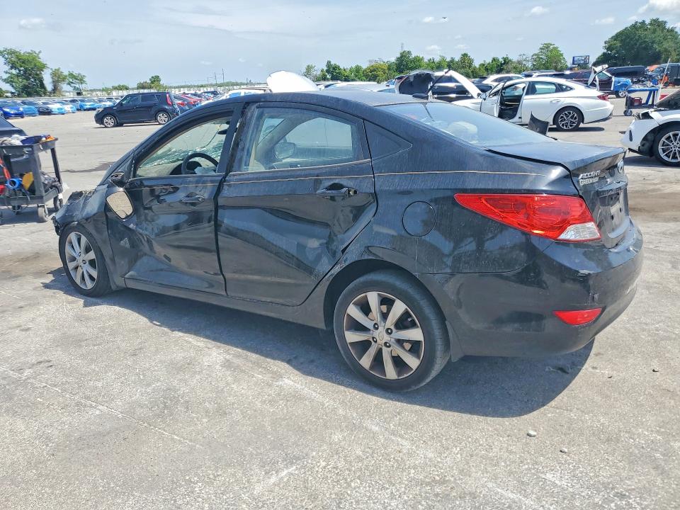 2014 Hyundai Accent VIN KMHCU4AE2EU769940 COPART salvage auction — FRONT END, Fl - Certificate Of Destruction, sold $15 on 2026-07-30 (photo 2)