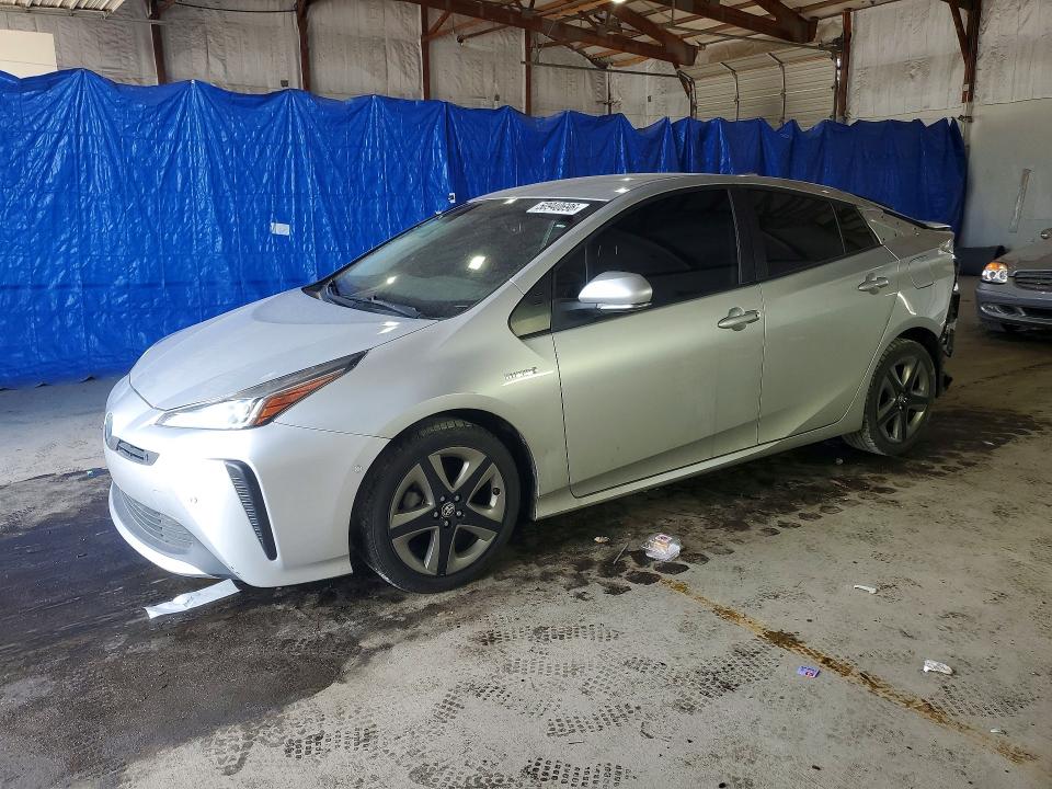 2021 Toyota Prius VIN JTDKAMFUXM3132758 COPART salvage auction — REAR END, Ky - Cert Of Title-Salvage, sold $6,100 on 2026-07-13 (photo 1)