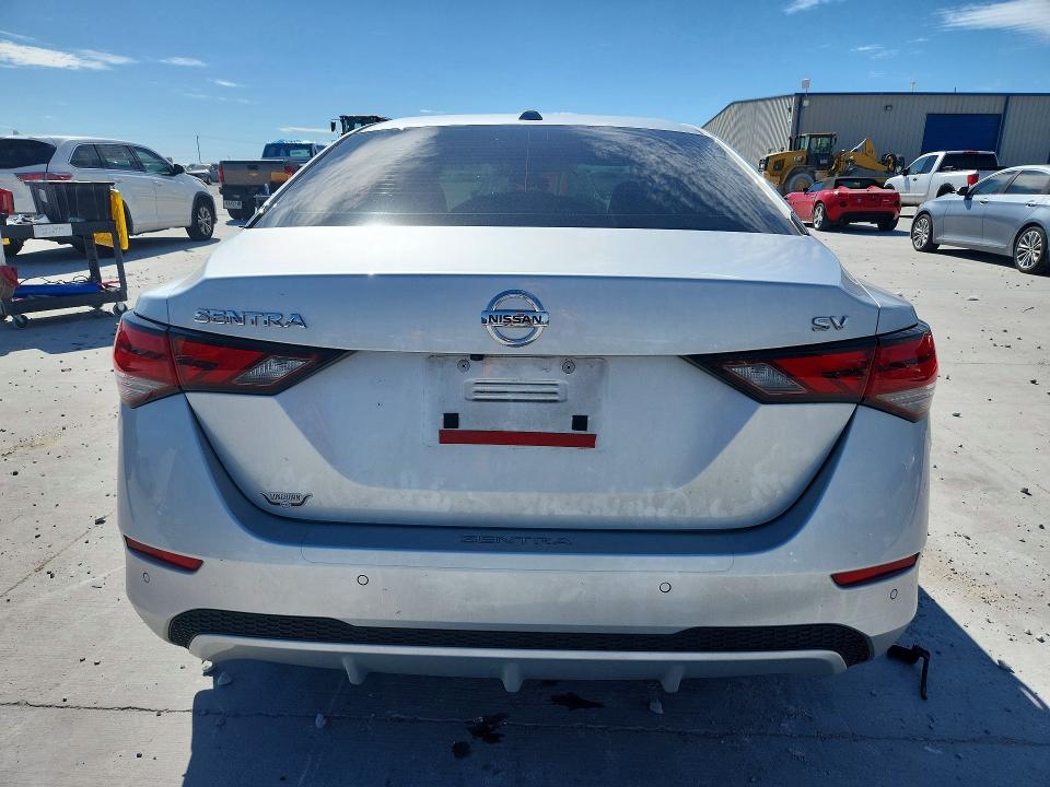 2022 Nissan Sentra VIN 3N1AB8CV5NY205415 COPART salvage auction — FRONT END, Tx - Salvage Vehicle Title, sold $4,300 on 2026-07-03 (photo 6)
