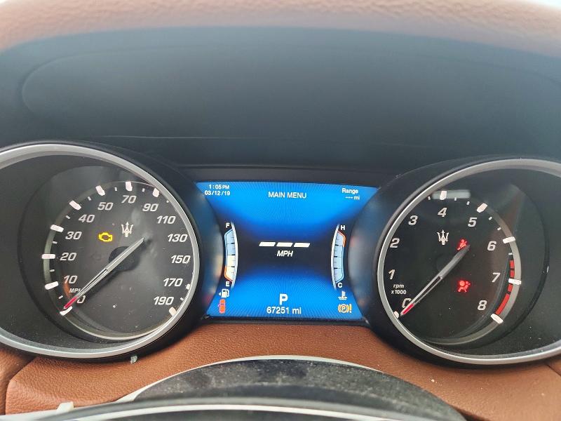 2018 Maserati Levante VIN ZN661XUA1JX270526 COPART salvage auction — MECHANICAL, Va - Certificate Of Title, sold $8,600 on 2026-07-25 (photo 9)