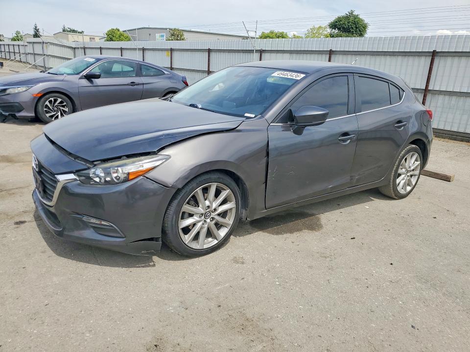 2017 Mazda 3 VIN 3MZBN1L75HM150894 COPART salvage auction — FRONT END, Ca - Salvage Certificate, sold $675 on 2026-07-10 (photo 1)