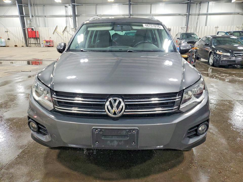 2013 Volkswagen Tiguan VIN WVGBV3AX2DW607748 COPART salvage auction — REAR END, Mn - Cert Of Title-Prior Salvage, sold $525 on 2026-07-09 (photo 5)