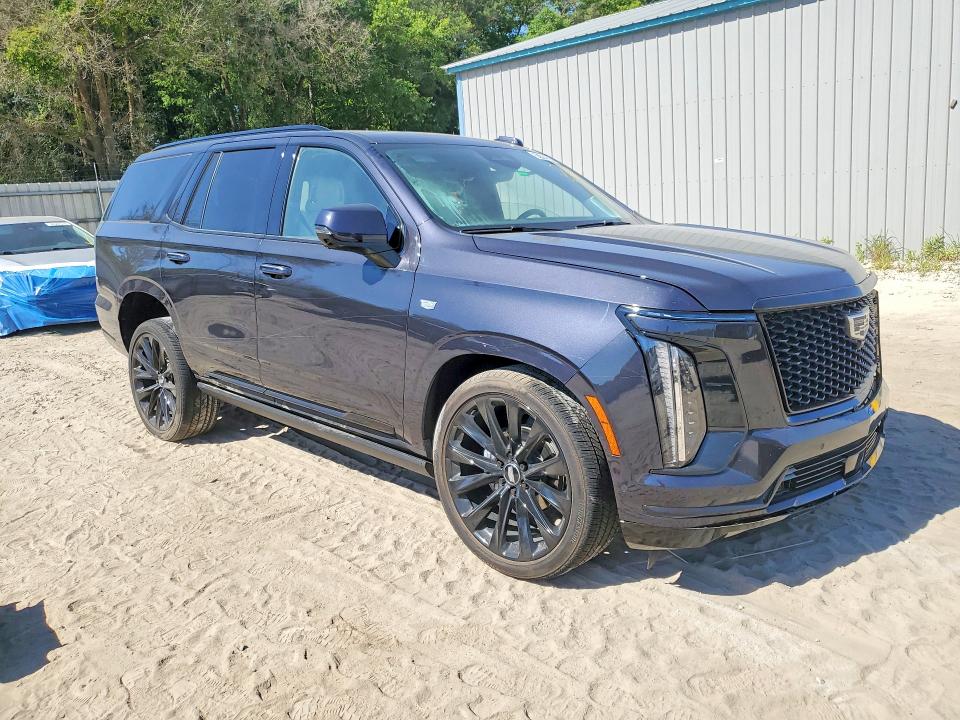 2025 Cadillac Escalade VIN 1GYS9GRL4SR412399 COPART salvage auction — FRONT END, Salvage Title, sold $61,000 on 2026-08-21 (photo 4)
