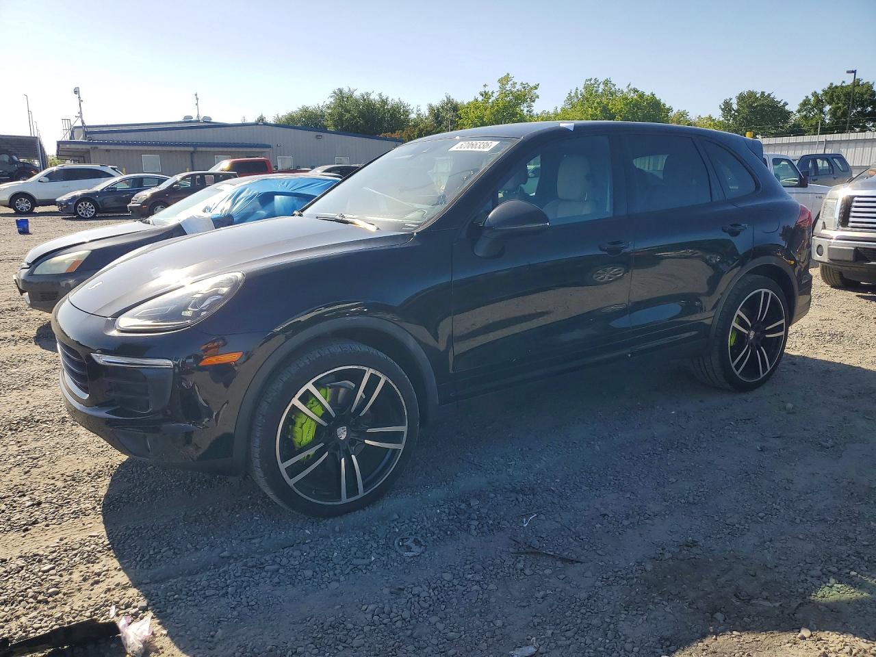 2016 Porsche Cayenne VIN WP1AE2A23GLA16525 COPART salvage auction — Front End, FL - DIS/DLR/EXP ONLY CLEAN TITLE, sold $6,400 on 2026-06-30 (photo 1)