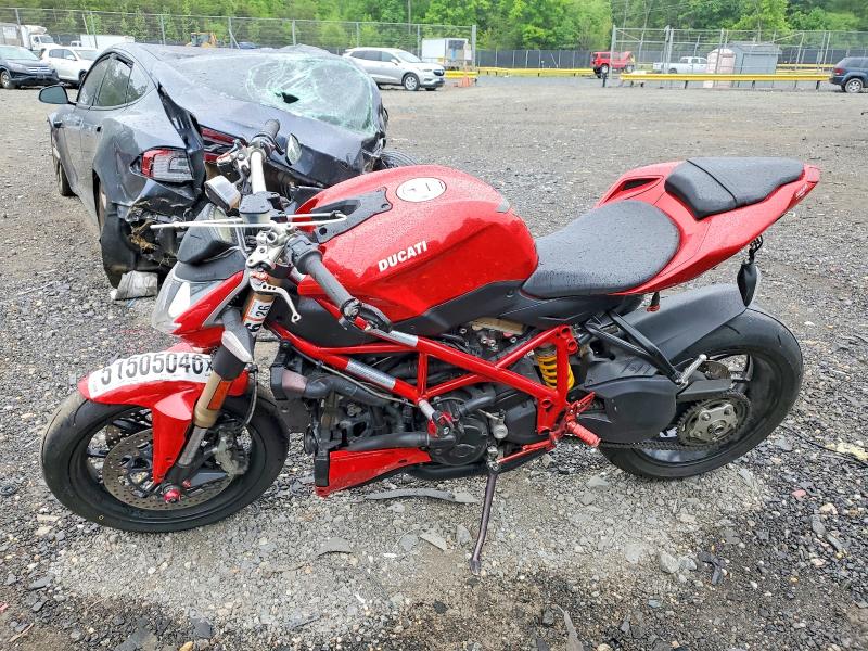 2013 Ducati Streetfighter VIN ZDM11BMV8DB013435 COPART salvage auction — MINOR DENT/SCRATCHES, Id - Salvage Certificate Of Title, sold $2,600 on 2026-07-02 (photo 3)