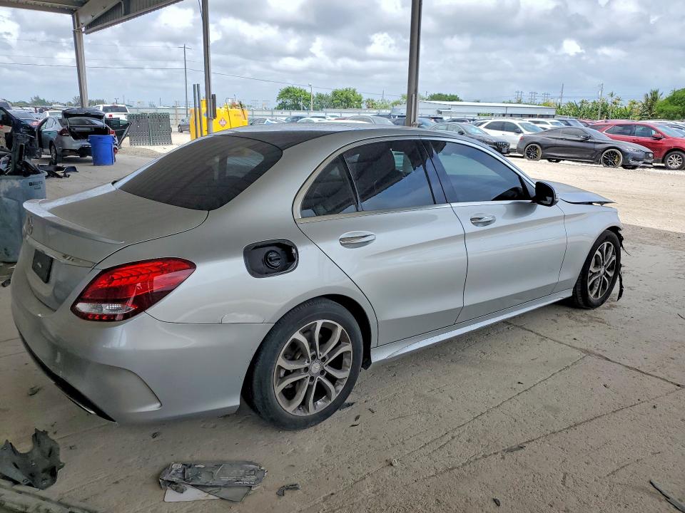2017 Mercedes-benz C-klasse VIN 55SWF4JB5HU222299 COPART salvage auction — FRONT END, Fl - Cert Of Title Slvg Rebuildable, sold $3,050 on 2026-07-28 (photo 3)