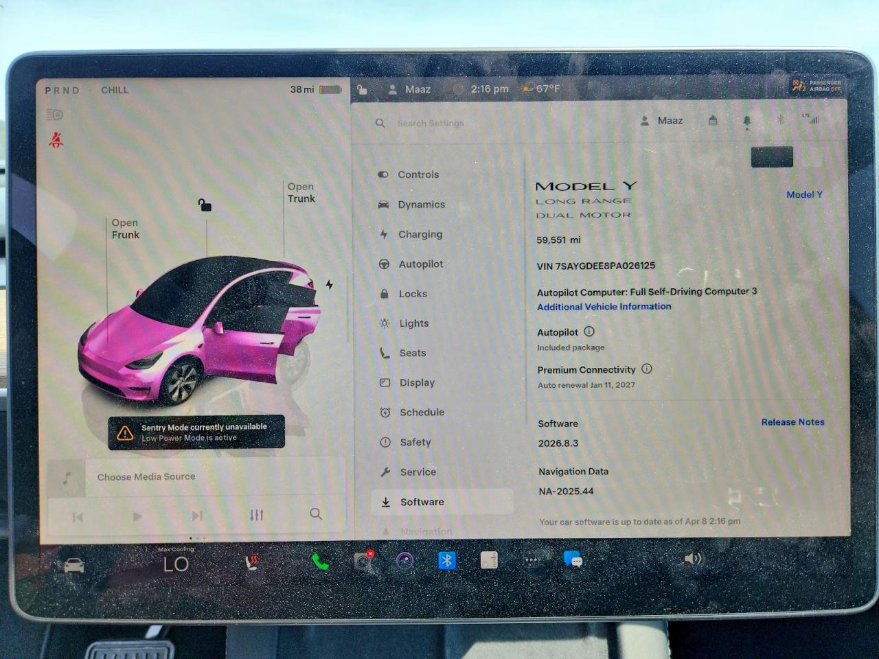 2023 Tesla Model Y VIN 7SAYGDEE8PA026125 COPART salvage auction — Rear End, GA - CERT OF TITLE-SALVAGE, sold $8,000 on 2026-06-30 (photo 9)