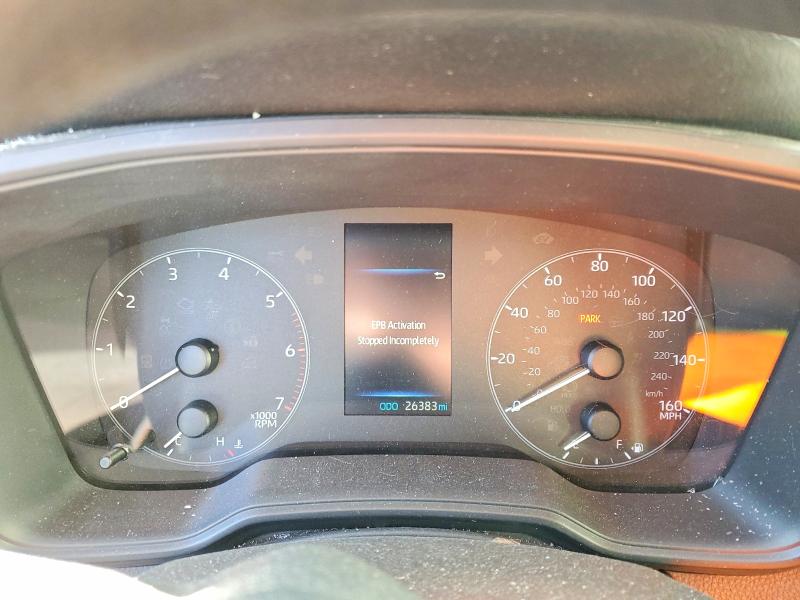2023 Toyota Corolla VIN JTDBDMHE9P3007333 COPART salvage auction — FRONT END, Ut - Salvage Certificate, sold $3,300 on 2026-07-06 (photo 9)